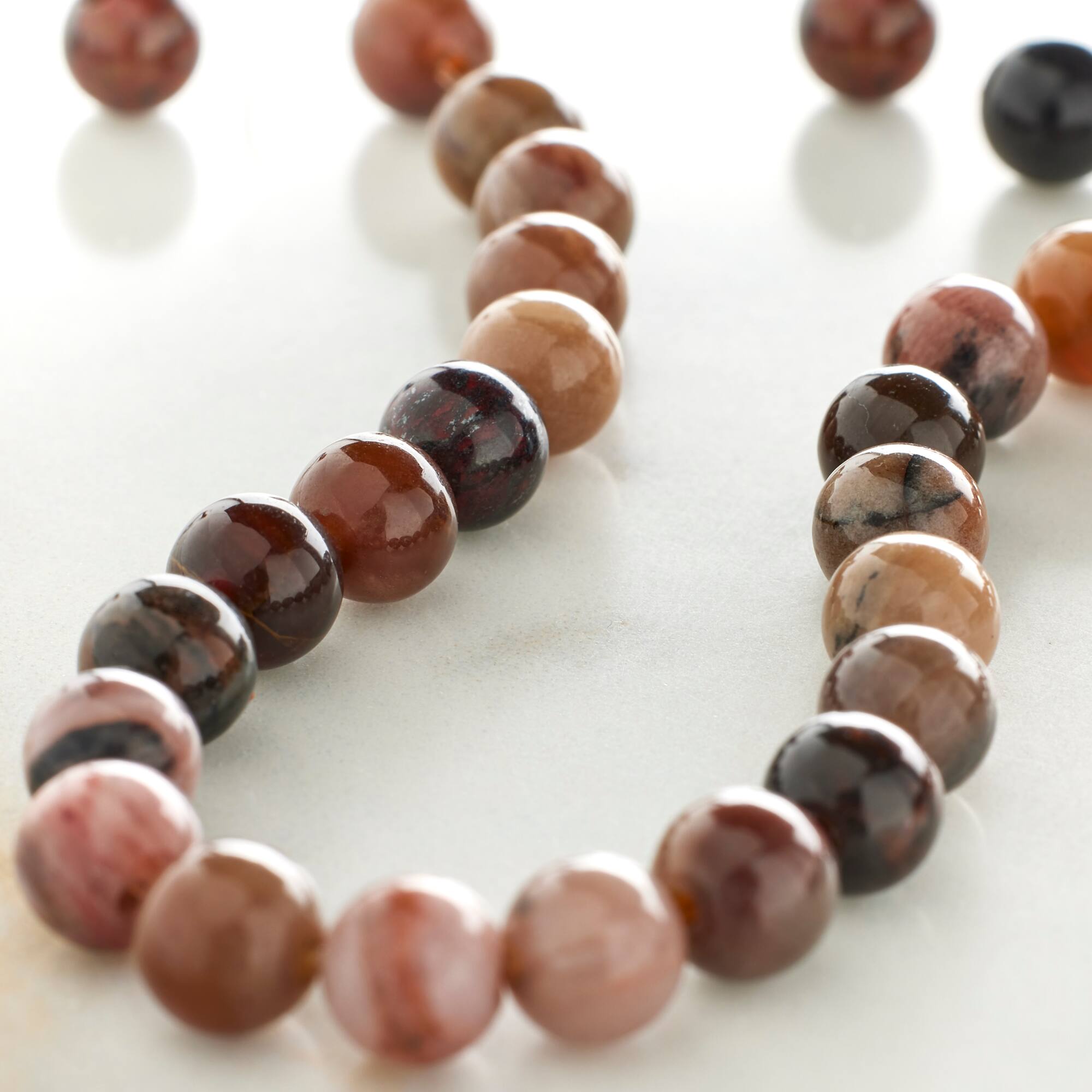 Wood Opalite Round Beads by Bead Landing™, 6mm